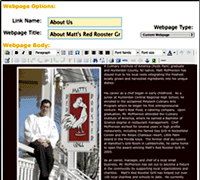 update your website